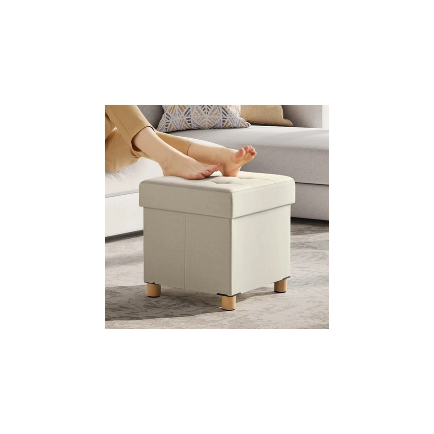 Foldable Ottoman with Storage Spacetronik SFFSB0002WW – 2