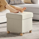 Foldable Ottoman with Storage Spacetronik SFFSB0002WW Foldable Ottoman with Storage Spacetronik SFFSB0002WW