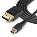 StarTech.com DP14MDPMM2MB DisplayPort-kaabel 2 m Mini DisplayPort Must StarTech.com DP14MDPMM2MB DisplayPort-kaabel 2 m Mini DisplayPort Must