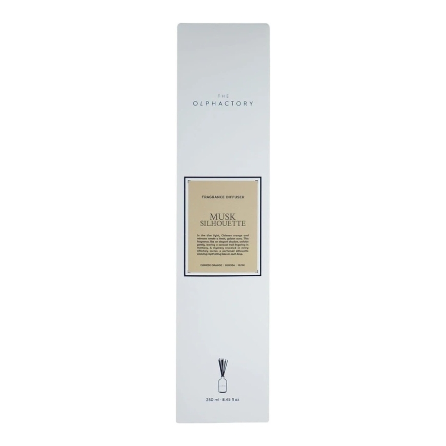 Olphactory Musk Silhouette Aroomi Pulber, Musk Aroomi Nulli Diffuuser, 250 ml – 2