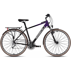 Dviratis Tabou Kinetic 2 melnā-violeta-M / 19" (Izmērs: M / 19")