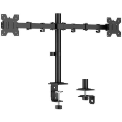 LogiLink Monitor Mount Holder 2x 17-32', 10kg max load capacity