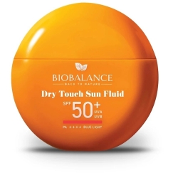 Bio Balance Dry Touch mattifying and protective facial sunscreen SPF 50+, 40 ml
