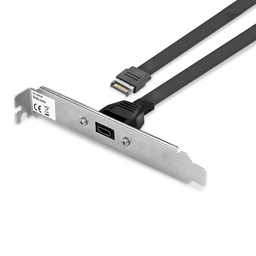 Lindy Single Port USB 3.1 Gen 2 Type C Back Plate – 2