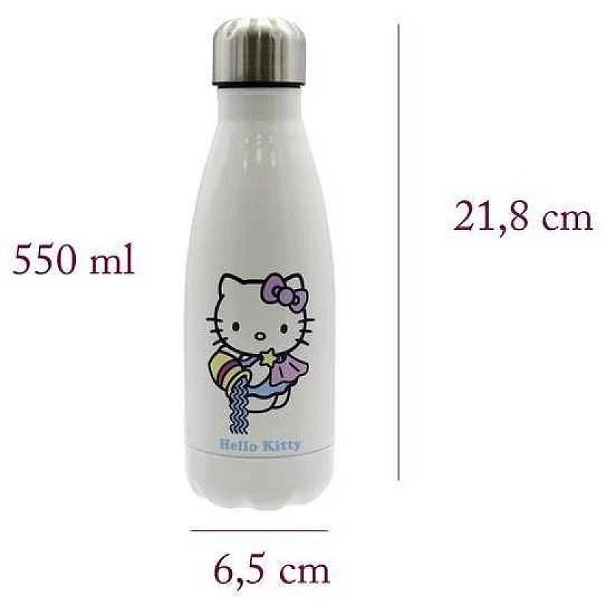 Cyp Brands "Hello Kitty" 550 мл бутылка из нержавеющей стали, белая