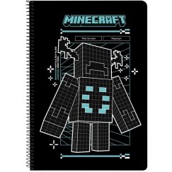 Safta Minecraft - Vaihtelevat A4 muistiinpanovihkot