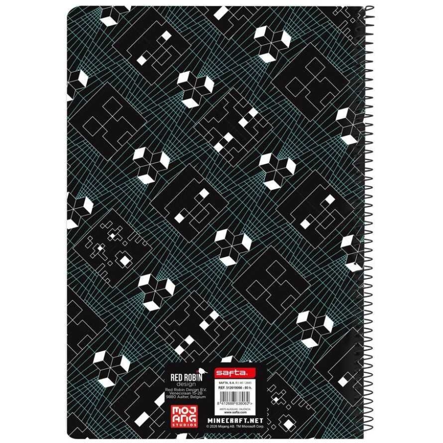 Safta Minecraft Screen assorted A4 notebook – 2
