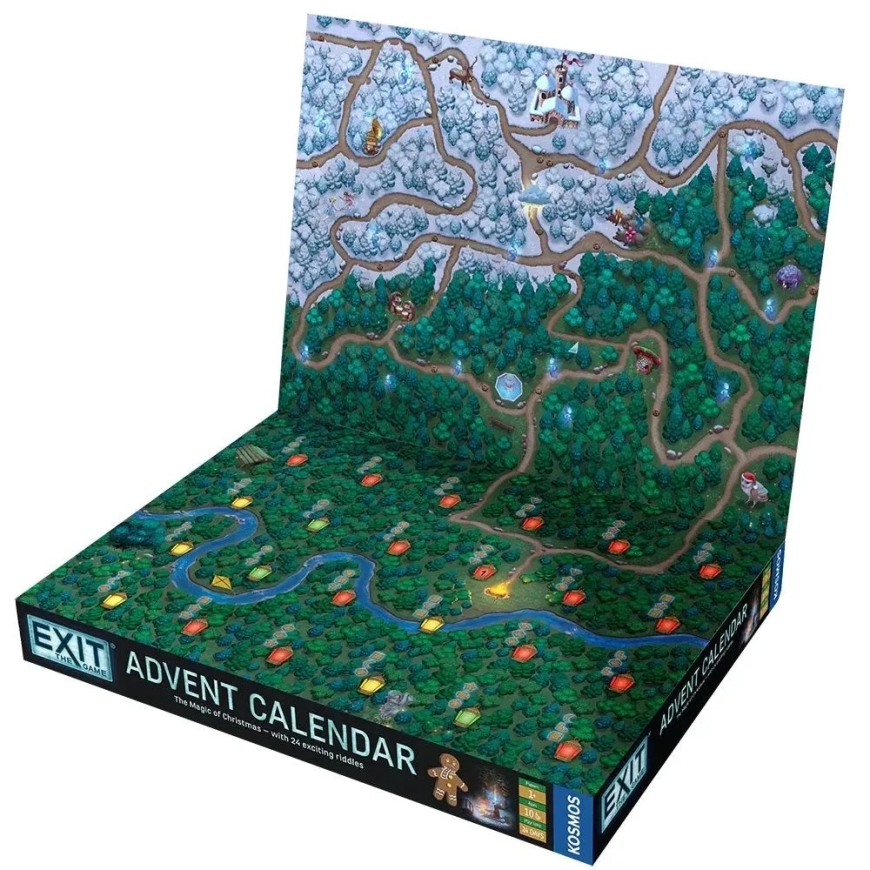 Kosmos EXIT: Advent Calendar Game "Christmas Magic", 24 Puzzles – 4