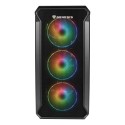 GENESIS Irid 503 ARGB V2 „Micro Tower“ Juoda, Permatomas