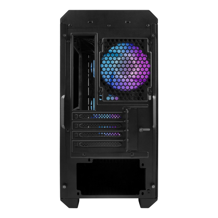 GENESIS Irid 503 ARGB V2 „Micro Tower“ Juoda, Permatomas – 4
