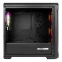 GENESIS Irid 503 ARGB V2 „Micro Tower“ Juoda, Permatomas