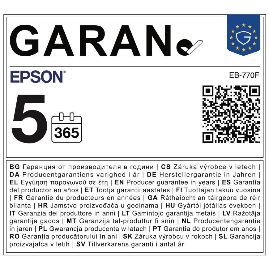 Epson EB-770Fi Ultra īsa fokusa projektors