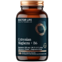 Doctor Life Magnesium Citrate + B6 dietary supplement 100 capsules