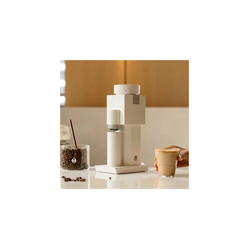 Timemore BRICKS 01S Electric Coffee Grinder – Burr, White – 2