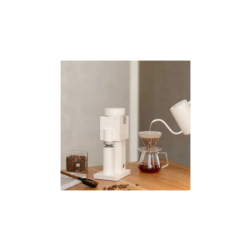 Timemore BRICKS 01S Electric Coffee Grinder – Burr, White – 3