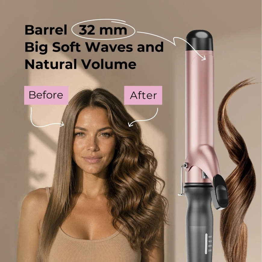 Ray Battler RB 6567 Curling Iron 32mm Diameter