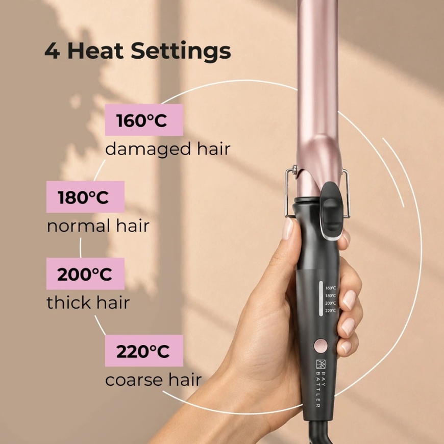 Ray Battler RB 6567 Curling Iron 32mm Diameter – 4