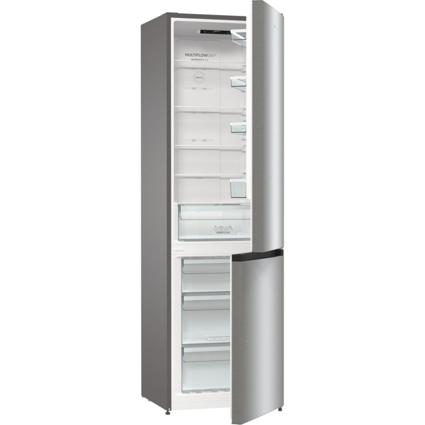 Gorenje NRK6202EXL4 ledusskapja saldētājkamera Brīvi novietots 331 L E Pelēks – 2