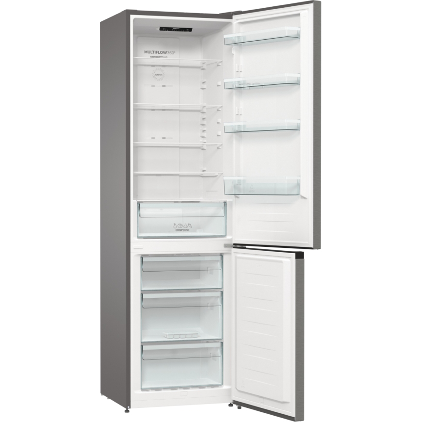 Gorenje NRK6202EXL4 fridge-freezer Freestanding 331 L E Grey – 3