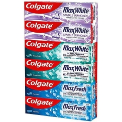 Зубная паста Colgate Max Mix 6 x 75 мл