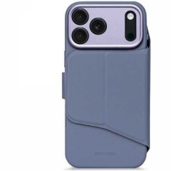 Decoded Tekstūrinās silikona Noņemams vāciņš-maciņš ar MagSafe iPhone 17 Pro Max – Zils