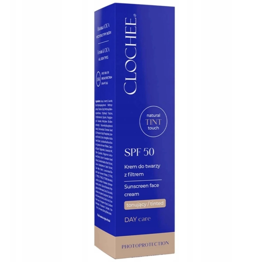 Clochee Tonuotas veido kremas su SPF50 50 ml – 4