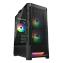 COUGAR Gaming CGR-5ZD1B-RGB „Midi Tower“ Juoda COUGAR Gaming CGR-5ZD1B-RGB „Midi Tower“ Juoda
