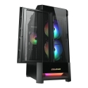 COUGAR Gaming CGR-5ZD1B-RGB Midi Tower Melns COUGAR Gaming CGR-5ZD1B-RGB Midi Tower Melns