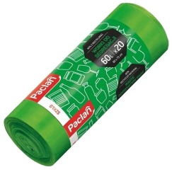 Trash Bag - Paclan 60L 20 pcs Green Trash Bags