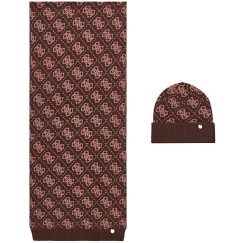 Guess Naisten setti - pipo ja huivi Beanie GFBOXWP6401-BWL