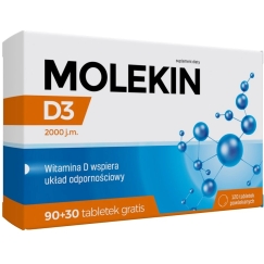 Molekin D3 2000 IU ravintolisä 120 enterotablettia