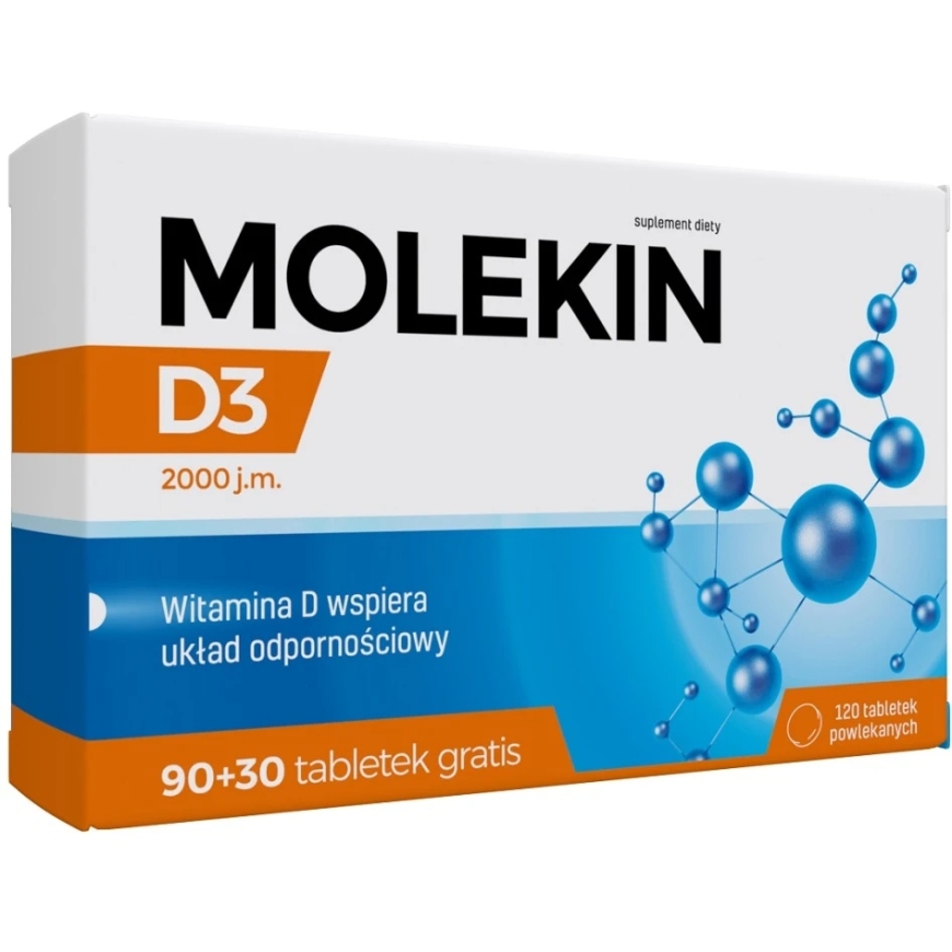 Molekin D3 2000 j.m. diētiskais