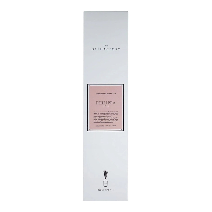 Olphactory Philippa 1990 lõhnakepid Aroomi Reed Diffuser, 250 ml – 2
