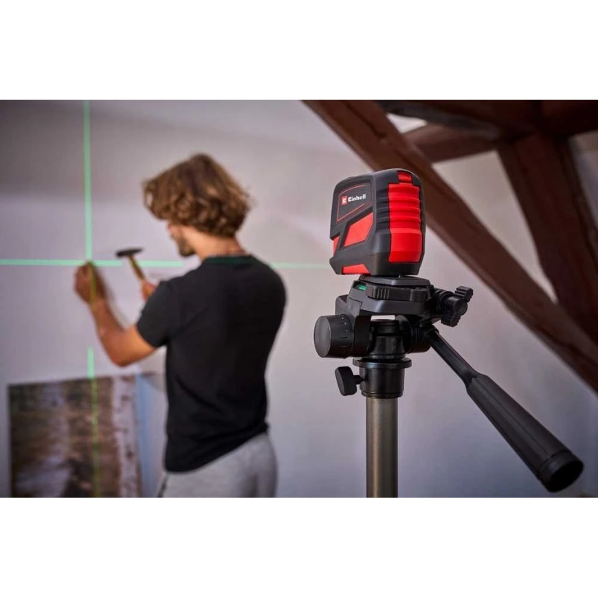 Einhell Cross Line Laser TC-LL 2 G self-leveling range - 4° +/- 0.5 mm/m – 2