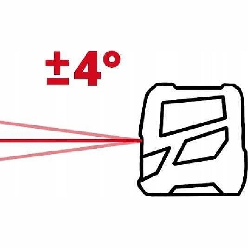 Einhell Cross Line Laser TC-LL 2 G self-leveling range - 4° +/- 0.5 mm/m – 3
