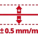 Einhell Cross Line Laser TC-LL 2 G self-leveling range - 4° +/- 0.5 mm/m Einhell Cross Line Laser TC-LL 2 G self-leveling range - 4° +/- 0.5 mm/m