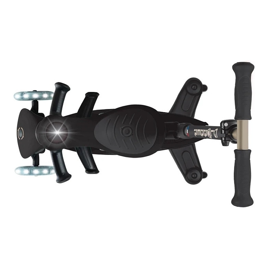 Scooter GLOBBER Go Up Deluxe Lights, Juodas – 3