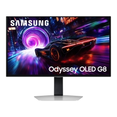 Samsung G81SF PC lamekuvar 68,6 cm (27") 3840 x 2160 pikslit 4K Ultra HD OLED-ekraan Hõbe