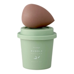 Donegal Bubble Matcha Makeup Sponge + Case 4366