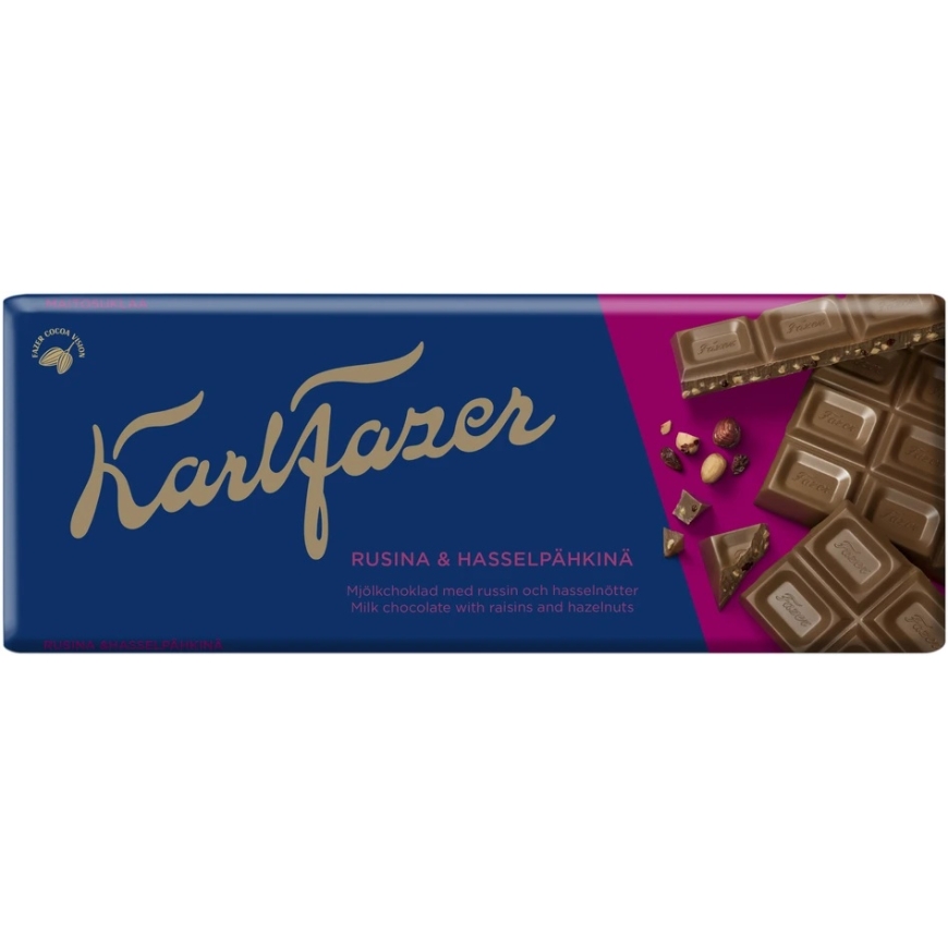 Fazer Pieninis šokolāde KARL FAZER, ar