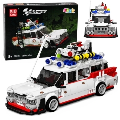Lean Toys Konstruktors Ghost Car balts 631 gab.