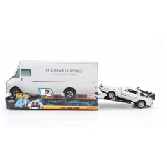 Jada Toys Back to the Future 40th Anniversary Time Machine Ice Effect DeLorean replica