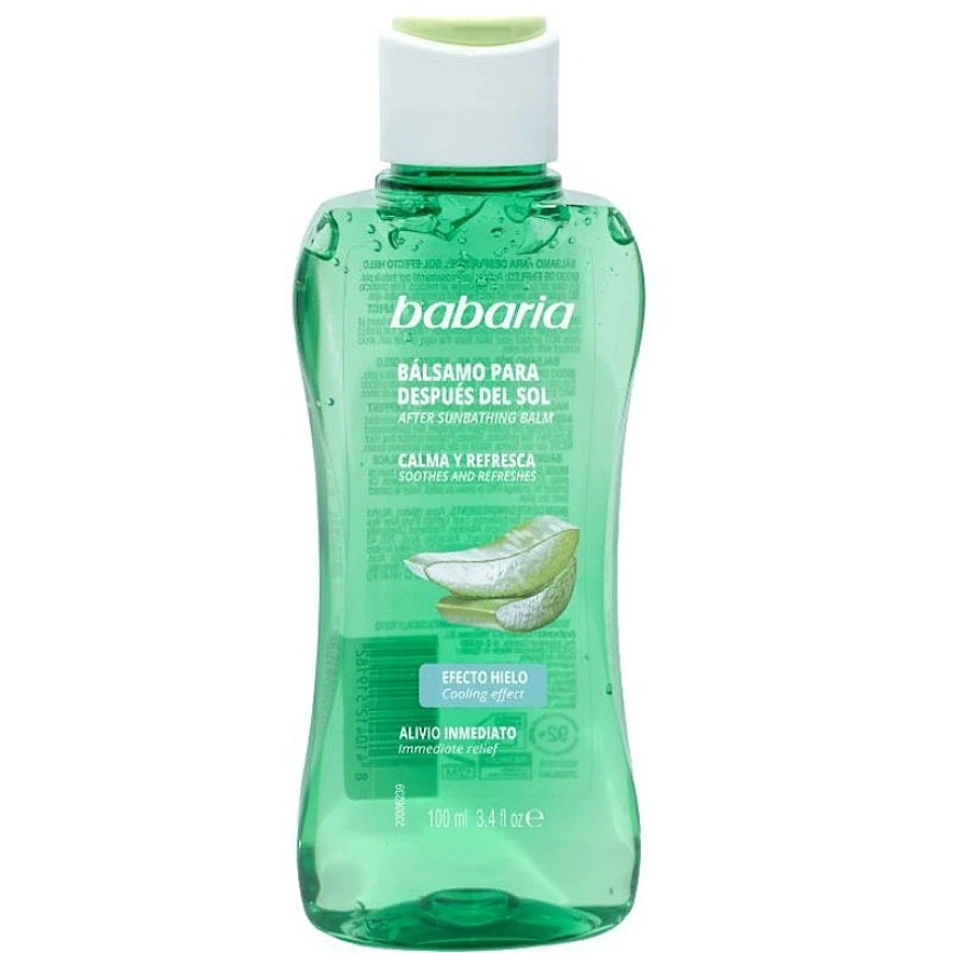 Babaria Sol Солнцезащитный бальзам после загара Эффект Льда Алоэ, 100 мл – 4