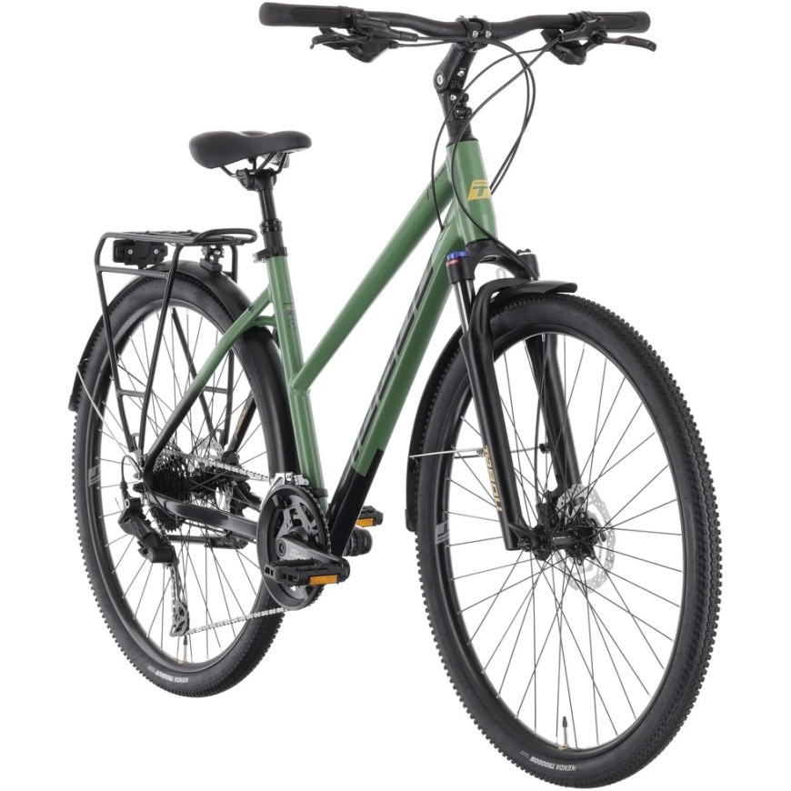 Dviratis Tabou Flow 4 EQ W juodas-žalias-Dydis: L / 21" – 2