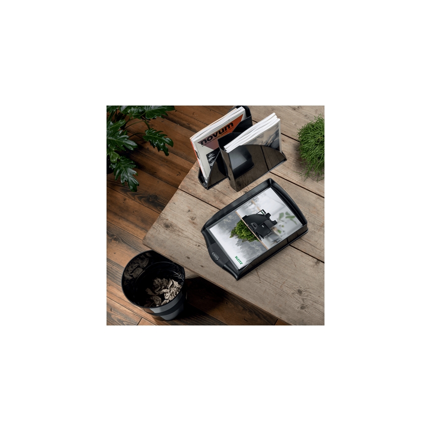 Leitz Recycle Papierkorb Ümmargune Taaskasutatud plast Must – 3