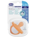 Chicco Soothing Pacifier Soft Luxe Orange 2-6m Chicco Soothing Pacifier Soft Luxe Orange 2-6m