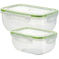 2 Gusto toiduainete konteinerite komplekt 1,4 l ja 0,8 l AMBITION