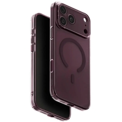 UNIQ Airsuit Case, designed for iPhone 18 Pro Max / 17 Pro Max, with Magclick charging, burgundy color
