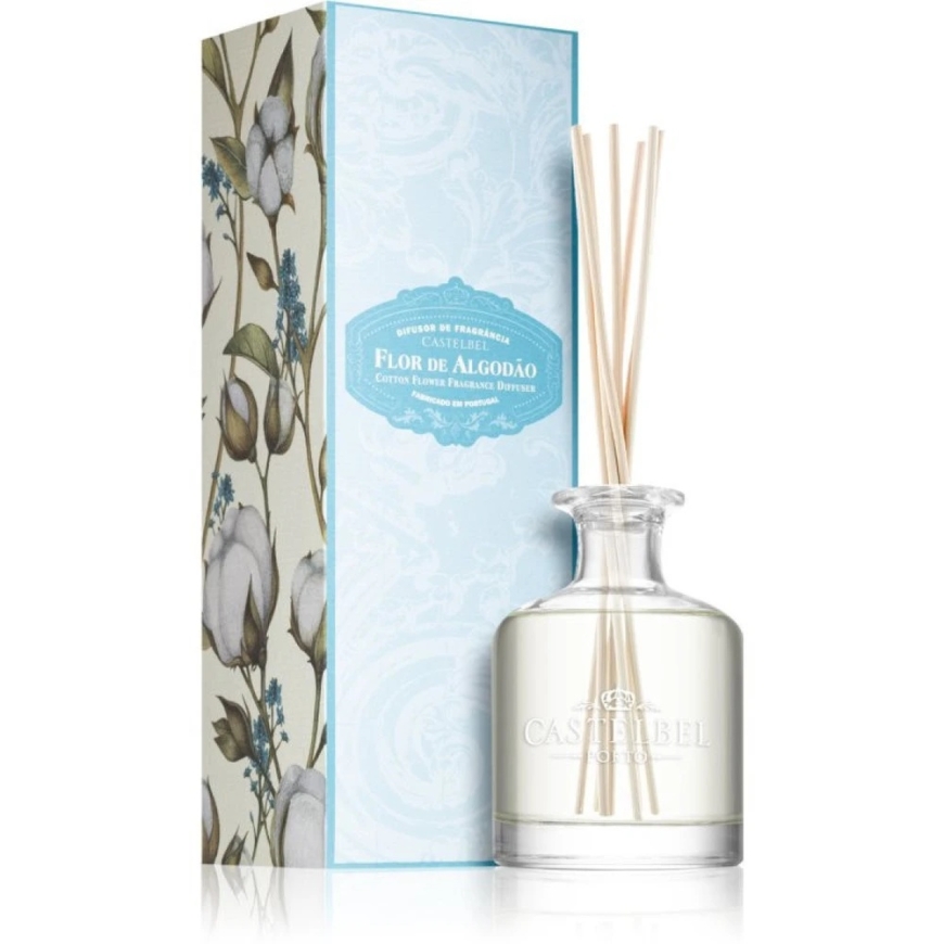 Castelbel Cotton Flower Diffuser mājas aromāts, 100 ml