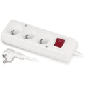 Plastrol Fixed Extension Cord with Triple Plug Socket
